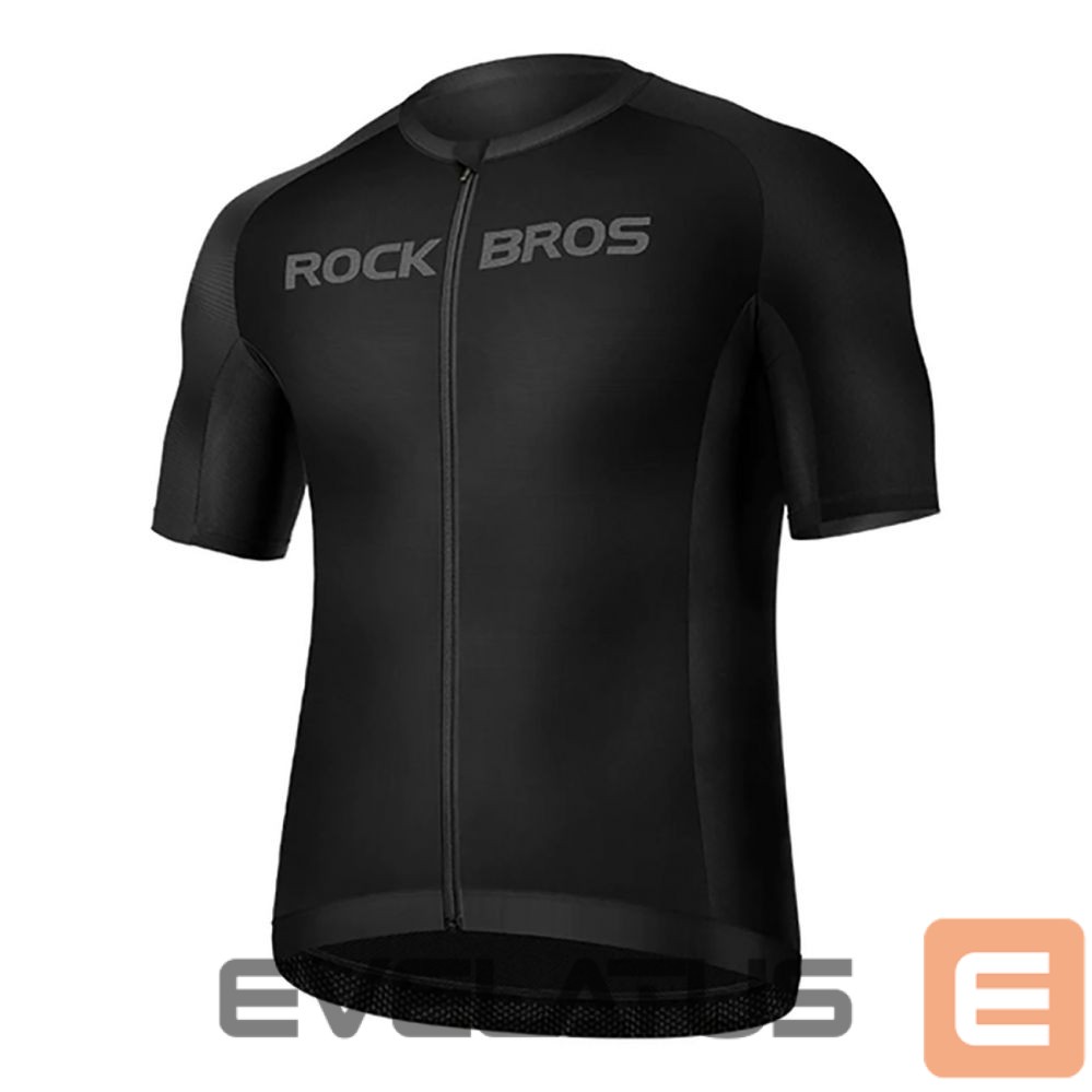 Cita prece Rockbros Rockbros 15120002006 short sleeve cycling jersey XXXL - black
