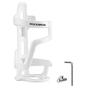 Dviračio priedas Rockbros  Rockbros 31210012002 bicycle water bottle holder - white 