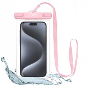 Teised Tech-Protect  Tech-Protect Waterproof Case UWC7 waterproof for devices up to 6.9" - pink 