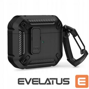 Accessories for smart watches Tech-Protect  Tech-Protect X-Carbo Case for AirPods Pro 1 / 2 - Black 