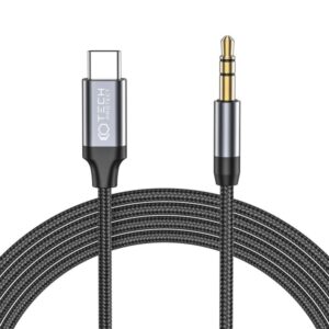 Cable Tech-Protect  Tech-Protect UltraBoost audio USB-C / 3.5mm mini jack cable 1 m - black 
