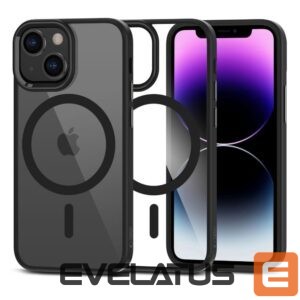 Back panel cover Tech-Protect  Tech-Protect MagMat MagSafe Case for iPhone 12 mini / 13 mini - Clear Black 