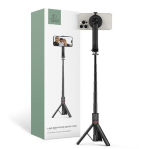 Camera accessory Tech-Protect  Tech-Protect L04S Bluetooth Selfie Stick with Tripod up to 95cm and 360 Head - Black 