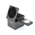 Adapter Choetech  Choetech T632-F inductive charger 15W 3in1 for iPhone / Apple Watch / AirPods - gray 