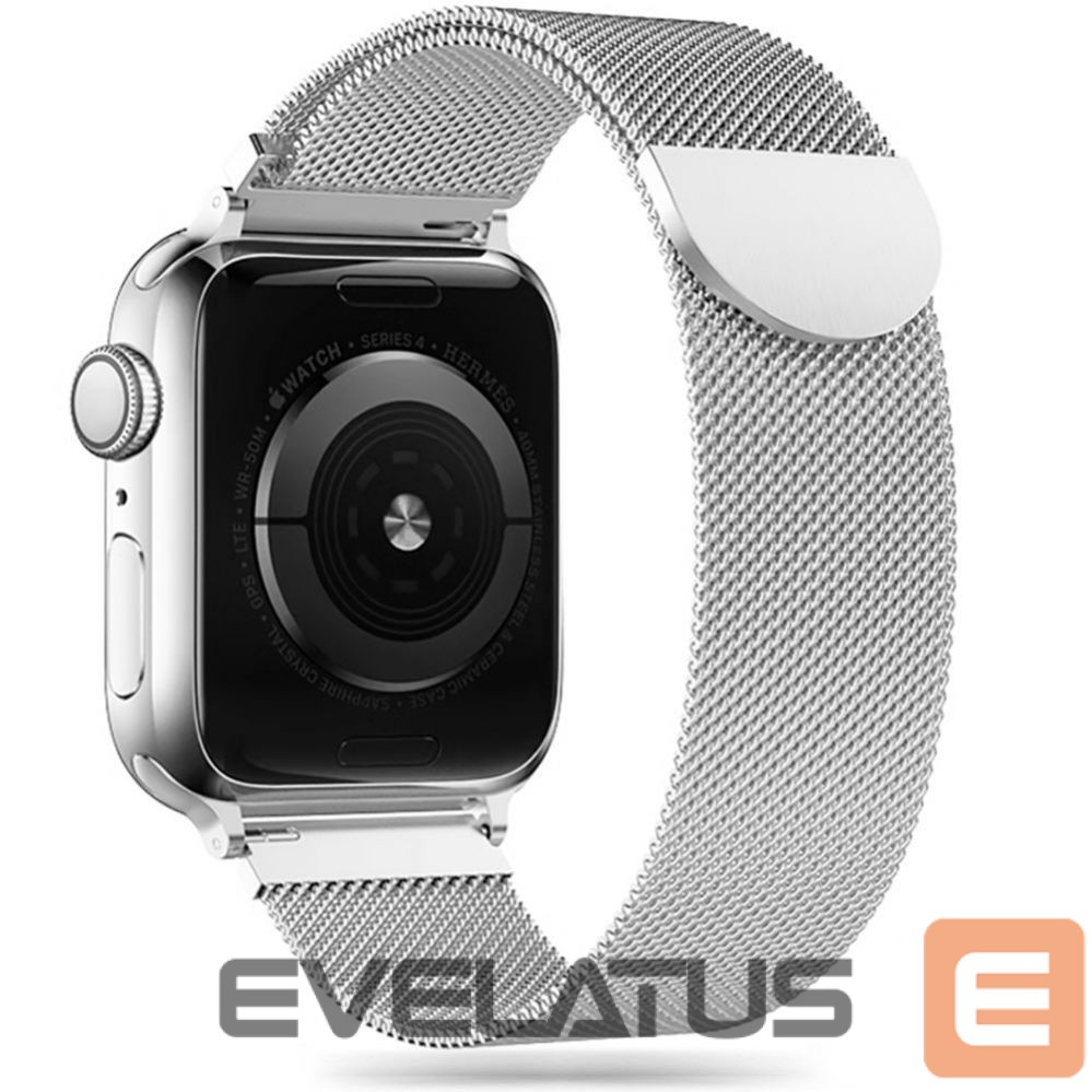 Dirželis Tech-Protect Tech-Protect MilaneseBand for Apple Watch 4 / 5 / 6 / 7 / 8 / 9 / SE / Ultra 1 / 2 (42/44/45/49 mm) - Silver