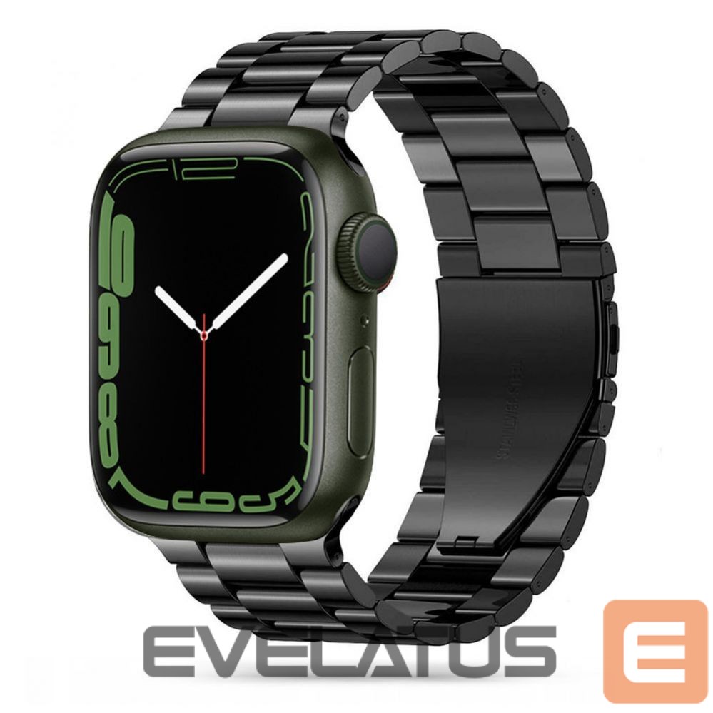 Rihm Tech-Protect Tech-Protect Stainless Bracelet for Apple Watch 4 / 5 / 6 / 7 / 8 / 9 / SE / Ultra 1 / 2 (42/44/45/49 mm) - Black