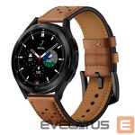 Dirželis Tech-Protect  Tech-Protect Leather Strap for Samsung Galaxy Watch 4 / 5 / 5 Pro / 6 / 7 / FE - Brown 