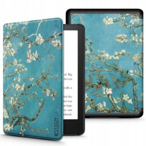 Other Computer Accessory Tech-Protect  Tech-Protect SmartCase for Kindle Paperwhite V / 5 / Signature Edition - Blue with Sakura Flowers 