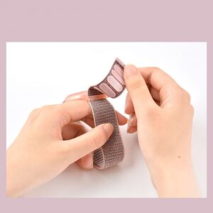 Siksniņa Tech-Protect  Tech-Protect Nylon Strap for Kids for Apple AirTag - Pink 