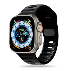 Dirželis Tech-Protect  Tech-Protect IconBand Line for Apple Watch 4 / 5 / 6 / 7 / 8 / 9 / SE / Ultra 1 / 2 (42/44/45/49 mm) - black 