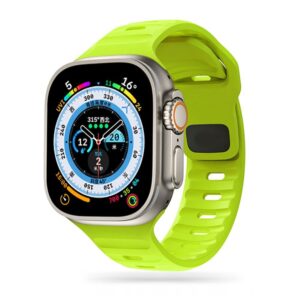Siksniņa Tech-Protect  Tech-Protect IconBand Line for Apple Watch 4 / 5 / 6 / 7 / 8 / 9 / SE / Ultra 1 / 2 (42/44/45/49 mm) - lime 