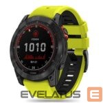 Siksniņa Tech-Protect  Tech-Protect IconBand Pro Strap for Garmin Fenix 3 / 5X / 3HR / 5X Plus / 6X / 6X Pro / 7X - Lime Black 