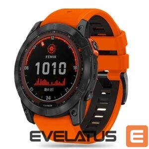 Siksniņa Tech-Protect  Tech-Protect IconBand Pro Strap for Garmin Fenix 3 / 5X / 3HR / 5X Plus / 6X / 6X Pro / 7X - Orange-Black 