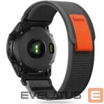 Siksniņa Tech-Protect  Tech-Protect Nylon Strap for Garmin Fenix 3 / 5X / 3HR / 5X Plus / 6X / 6X Pro / 7X - Black-Orange 