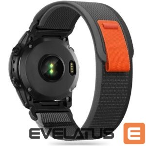 Siksniņa Tech-Protect  Tech-Protect Nylon Strap for Garmin Fenix 3 / 5X / 3HR / 5X Plus / 6X / 6X Pro / 7X - Black-Orange 