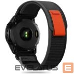 Ремешок Tech-Protect  Tech-Protect Nylon Strap for Garmin Fenix 5 / 6 / 6 Pro / 7 - Black/Orange 