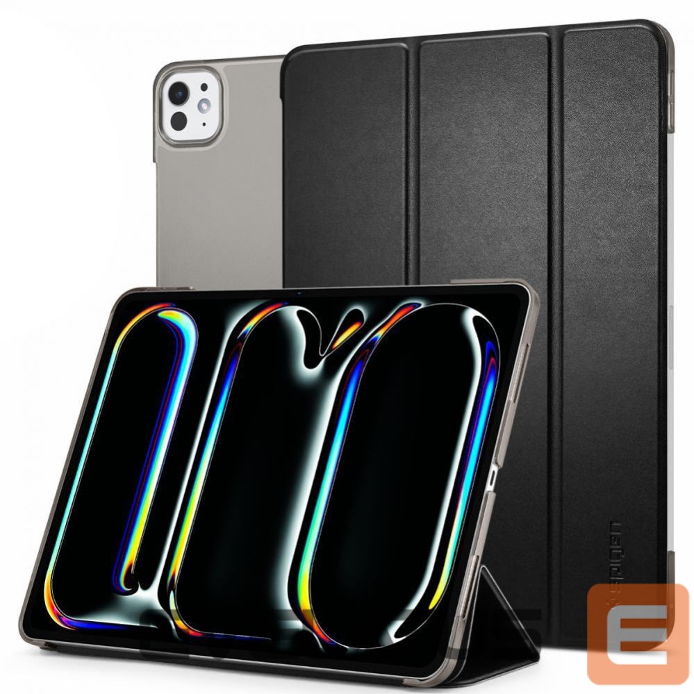 Back panel cover Spigen Spigen Smart Fold iPad Pro 11" 2024 Case - Black