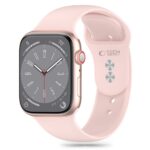 Siksniņa Tech-Protect  Tech-Protect Silicone Strap for Apple Watch 4 / 5 / 6 / 7 / 8 / 9 / SE (38 / 40 / 41 mm) - Pink 