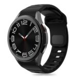 Strap Tech-Protect  Tech-Protect Silicone Line Strap for Samsung Galaxy Watch 4 / 5 / 5 Pro / 6 / 7 / FE - Black 