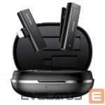 Belaidės ausinės USAMS  USAMS Bezprzewodowy mikrofon krawatowy ENC 2.4G Wireless Lavalier Microphone Lightning ZB244MKF01 (US-ZB244) 