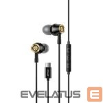 Kõrvaklapid USAMS  USAMS Słuchawki stereo EP-43 metal USB-C czarny/black HSEP4301 