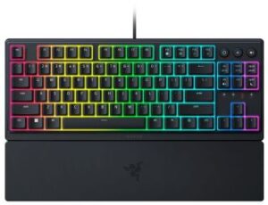 Arvuti klaviatuur Razer  Klaviatūra Razer Ornata V3 Tenkeyless Black 