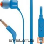 Ausinės su mikrofonu JBL  Austiņas JBL TUNE T110 Blue 