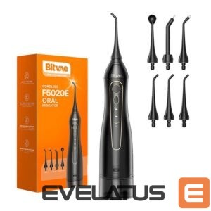 Toothbrush Bitvae  Water flosser with nozzles set Bitvae BV 5020E (Black) 