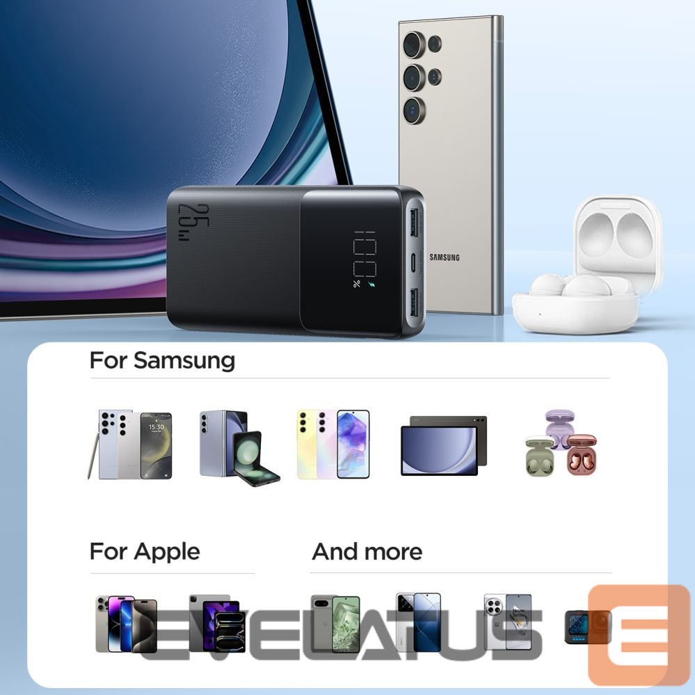 Väline aku Joyroom Powerbank Joyroom JR-PBF20 25W 10000mAh - black