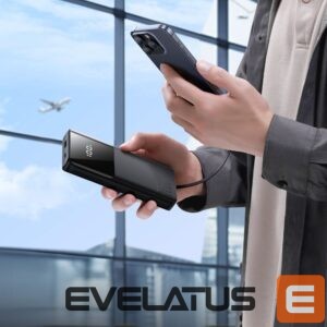 Išorinė baterija Joyroom  Joyroom JR-PBF19 22.5W 10000mAh Powerbank with Two Built-in Cables - Black 