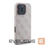 Aizsargstikls Guess  GUESS case for IPHONE 16 Pro Max GUHCP16XG4GFPI (PU 4G Classic) pink 