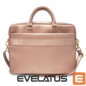 Portatīvo datoru soma Guess  Guess Saffiano Script 16" Laptop Bag - Pink 