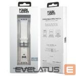 Back panel cover Karl Lagerfeld  Karl Lagerfeld Silicone Choupette Heads Strap for Apple Watch 38/40/41mm - White 