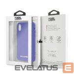 Back panel cover Karl Lagerfeld  Karl Lagerfeld Silicone iPhone X/Xs Case - Purple 
