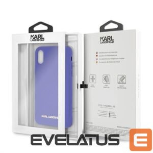 Nugarėlės dėklai Karl Lagerfeld  Karl Lagerfeld Silicone iPhone X/Xs Case - Purple 