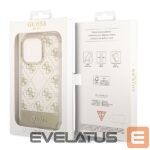 Чехол на заднюю панель Guess  Guess GUHCP14LHG4MHG iPhone 14 Pro 6.1 "gold / gold hardcase 4G Pattern Script 