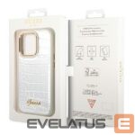 Aizmugurējais vāciņš Guess  Guess Croco Collection case for iPhone 14 Pro 6.1" - silver 