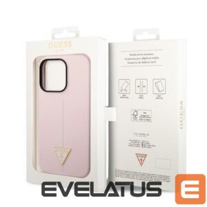 Nugarėlės dėklai Guess  Guess Silicone Triangle iPhone 14 Pro 6.1" Case - Purple 