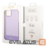 Nugarėlės dėklai Guess  Guess Translucent iPhone 14 6.1" Case - Purple 
