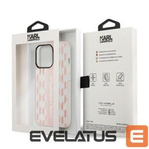 Aizmugurējais vāciņš Karl Lagerfeld  Karl Lagerfeld KLHCP14LHKLSPCP iPhone 14 Pro 6.1 "hardcase pink / pink Mono Vertical Stripe 