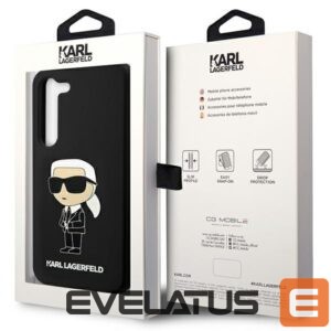 Nugarėlės dėklai Karl Lagerfeld  Karl Lagerfeld Silicone Ikonik Case for Samsung Galaxy S23+ - Black 