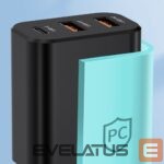 Adapter Wozinsky  Wozinsky CWCUCB 30W USB-C / 2 x USB-A Wall Charger - Black 