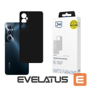 Back panel cover 3MK  3mk Matt Case for Realme C65 - Black 