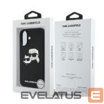 Tagakaaned Karl Lagerfeld  Karl Lagerfeld Silicone Case Nauble Heads Print MagSafe for iPhone 16 Plus - Black 