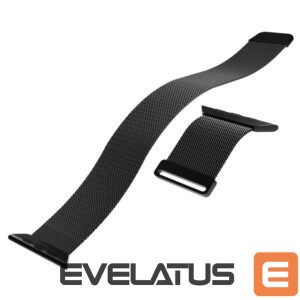 Siksniņa Puro  Puro Milanese Stainless Steel Apple Watch Band 38/40/41mm - Black 