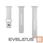 Siksniņa Puro  Puro Icon Silicone Strap for Apple Watch 42 / 44 / 45 / 49 mm - White (2 pcs.) 