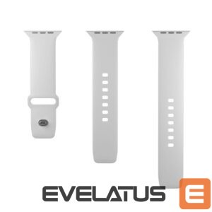 Siksniņa Puro  Puro Icon Silicone Strap for Apple Watch 42 / 44 / 45 / 49 mm - White (2 pcs.) 