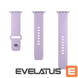 Siksniņa Puro  Puro Icon Silicone Strap for Apple Watch 42 / 44 / 45 / 49 mm - Lavender (2 pcs.) 