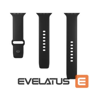 Siksniņa Puro  Puro Icon Silicone Strap for Apple Watch 38 / 40 / 41 mm - Black (2 pcs.) 