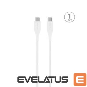 Kabelis Puro Elektrik  Puro Plain USB-C - USB-C Power Delivery Cable 2m - White 